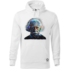 Magnolion Einstein portré v2 férfi pulóver - 19 szín, S-5XL férfi pulóver, kardigán