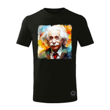 Magnolion Einstein portré v3 gyerek póló - 11 szín, 4-12 éves gyerek póló