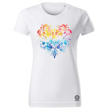 Magnolion Elegáns szív v4 női póló - 19 szín, XS-2XL női póló
