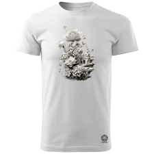 Magnolion Fantázia növények v1 férfi póló - 19 szín, S-3XL férfi póló