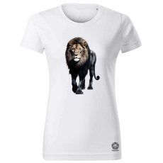 Magnolion Fekete oroszlán v3 női póló - 19 szín, XS-2XL