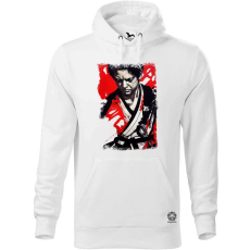 Magnolion Fekete-piros Daniel Larusso rajz férfi pulóver - 19 szín, S-5XL