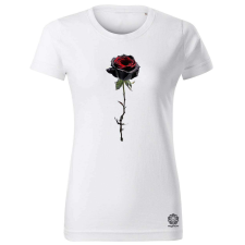 Magnolion Fekete rózsa v5 női póló - 19 szín, XS-2XL női póló