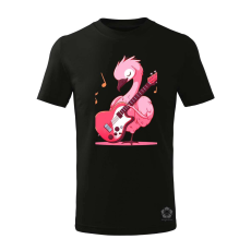 Magnolion Flamingó gitározik v3 gyerek póló - 11 szín, 4-12 éves