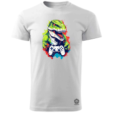 Magnolion Gamer T-rex v1 férfi póló - 19 szín, S-3XL férfi póló