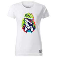 Magnolion Gamer T-rex v1 női póló - 19 szín, XS-2XL női póló