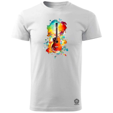 Magnolion Gitár fantázia v2 férfi póló - 19 szín, S-3XL