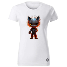 Magnolion Glitchart oroszlán v2 női póló - 19 szín, XS-2XL női póló