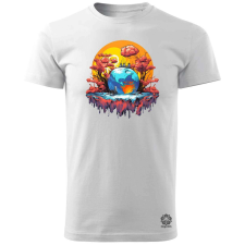 Magnolion Globális felmelegedés graffiti v3 férfi póló - 19 szín, S-3XL férfi póló