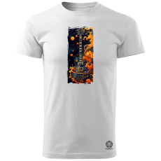 Magnolion Graffiti gitár v4 férfi póló - 19 szín, S-3XL