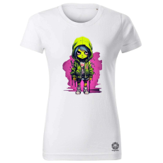 Magnolion Graffiti lány szörny v3 női póló - 19 szín, XS-2XL