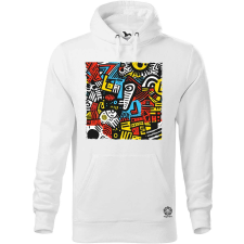 Magnolion Graffiti vonalak v4 férfi pulóver - 19 szín, S-5XL férfi pulóver, kardigán