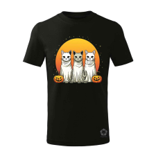 Magnolion Halloween cicák v1 gyerek póló - 11 szín, 4-12 éves gyerek póló