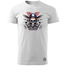 Magnolion Hazafi koponya v2 férfi póló - 19 szín, S-3XL férfi póló