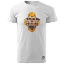 Magnolion Hexagon arcok v6 férfi póló - 19 szín, S-3XL férfi póló