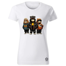 Magnolion Hip Hop medvék v3 női póló - 19 szín, XS-2XL női póló