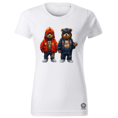 Magnolion Hip Hop medvék v4 női póló - 19 szín, XS-2XL