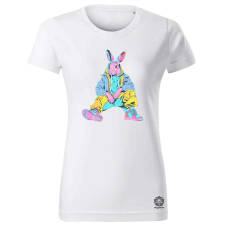 Magnolion Hip Hop nyuszi v17 női póló - 19 szín, XS-2XL női póló