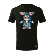 Magnolion Hip Hop nyuszi v20 gyerek póló - 11 szín, 4-12 éves