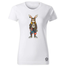 Magnolion Hip Hop nyuszi v2 női póló - 19 szín, XS-2XL női póló