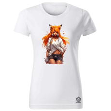 Magnolion Hiphop anime róka lány v1 női póló - 19 szín, XS-2XL