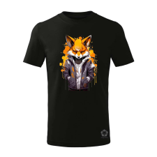 Magnolion Hiphop anime róka srác v3 gyerek póló - 11 szín, 4-12 éves gyerek póló