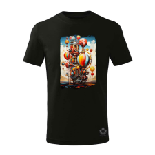 Magnolion Hőlégballon fantázia gyerek póló - 11 szín, 4-12 éves gyerek póló