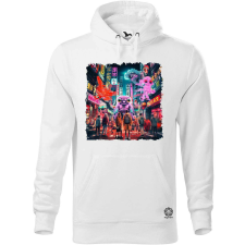 Magnolion Hongkong cyberpunk fantázia v3 férfi pulóver - 19 szín, S-5XL férfi pulóver, kardigán