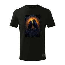 Magnolion Hugin és Munin amulett v3 gyerek póló - 11 szín, 4-12 éves gyerek póló