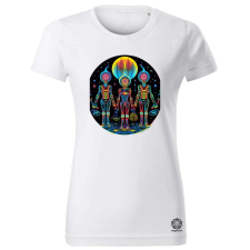 Magnolion Huichol mágikus idegenek v9 női póló - 19 szín, XS-2XL női póló