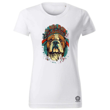 Magnolion Indián bulldog v1 női póló - 19 szín, XS-2XL női póló