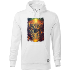 Magnolion Isten születése v3 férfi pulóver - 19 szín, S-5XL