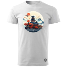 Magnolion Japán szentély v1 férfi póló - 19 szín, S-3XL férfi póló