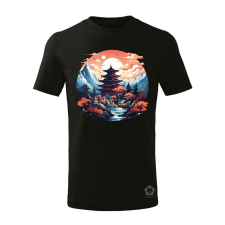 Magnolion Japán szentély v3 gyerek póló - 11 szín, 4-12 éves gyerek póló