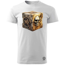 Magnolion Kalóz kocka v2 férfi póló - 19 szín, S-3XL férfi póló