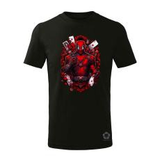 Magnolion Kártya fantázia Deadpool v2 gyerek póló - 11 szín, 4-12 éves