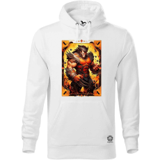 Magnolion Kártya fantázia Farkas v1 férfi pulóver - 19 szín, S-5XL