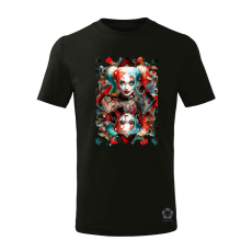 Magnolion Kártya fantázia Harley Quinn v1 gyerek póló - 11 szín, 4-12 éves