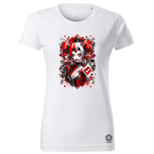 Magnolion Kártya fantázia Harley Quinn v4 női póló - 19 szín, XS-2XL női póló