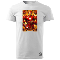 Magnolion Kártya fantázia Vasember v1 férfi póló - 19 szín, S-3XL