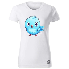 Magnolion Kawaii kék madár v1 női póló - 19 szín, XS-2XL női póló