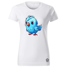 Magnolion Kawaii kék madár v2 női póló - 19 szín, XS-2XL