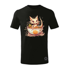 Magnolion Kawaii ramen sárkány v1 gyerek póló - 11 szín, 4-12 éves gyerek póló