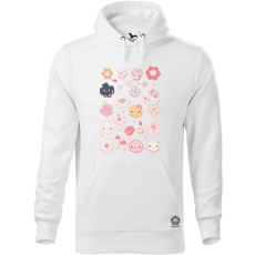 Magnolion Kawaii sakura virágok v1 férfi pulóver - 19 szín, S-5XL