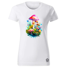 Magnolion Kawaii varázsgomba v3 női póló - 19 szín, XS-2XL