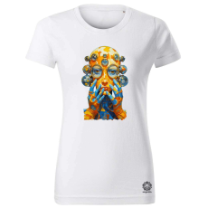 Magnolion Kék humanoid v3 női póló - 19 szín, XS-2XL