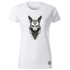 Magnolion Kiborg macska v11 női póló - 19 szín, XS-2XL