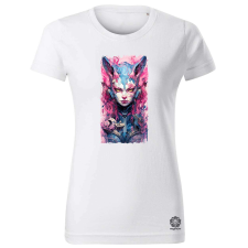 Magnolion Kiborg macska v5 női póló - 19 szín, XS-2XL női póló