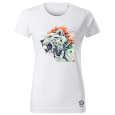 Magnolion Kiborg oroszlán v12 női póló - 19 szín, XS-2XL női póló