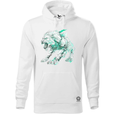 Magnolion Kiborg oroszlán v17 férfi pulóver - 19 szín, S-5XL